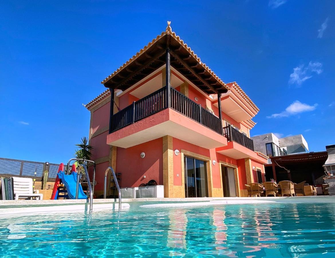 Luxury 5 Star Villa Violetta With Amazing Sea View, Jacuzzi And Heated Pool San Agustín Exteriér fotografie