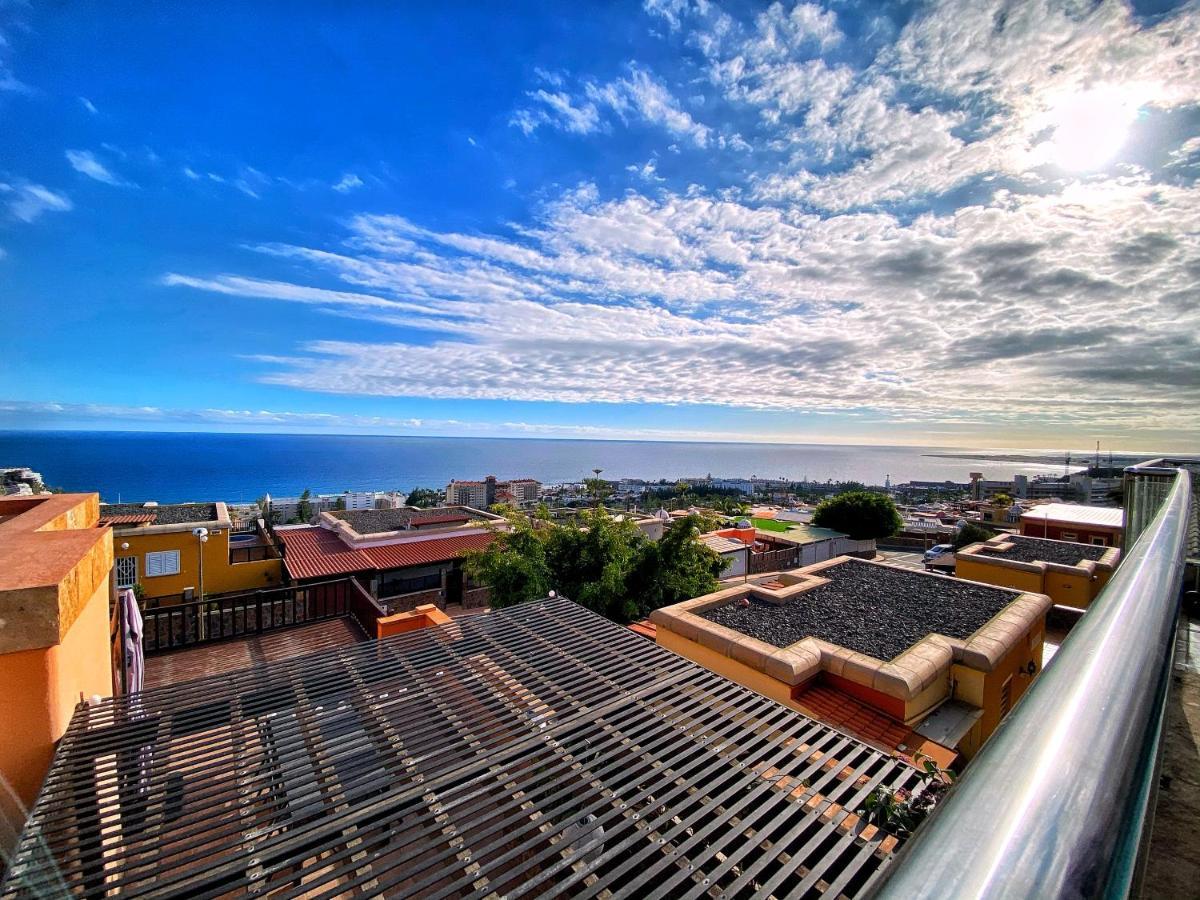 Luxury 5 Star Villa Violetta With Amazing Sea View, Jacuzzi And Heated Pool San Agustín Exteriér fotografie