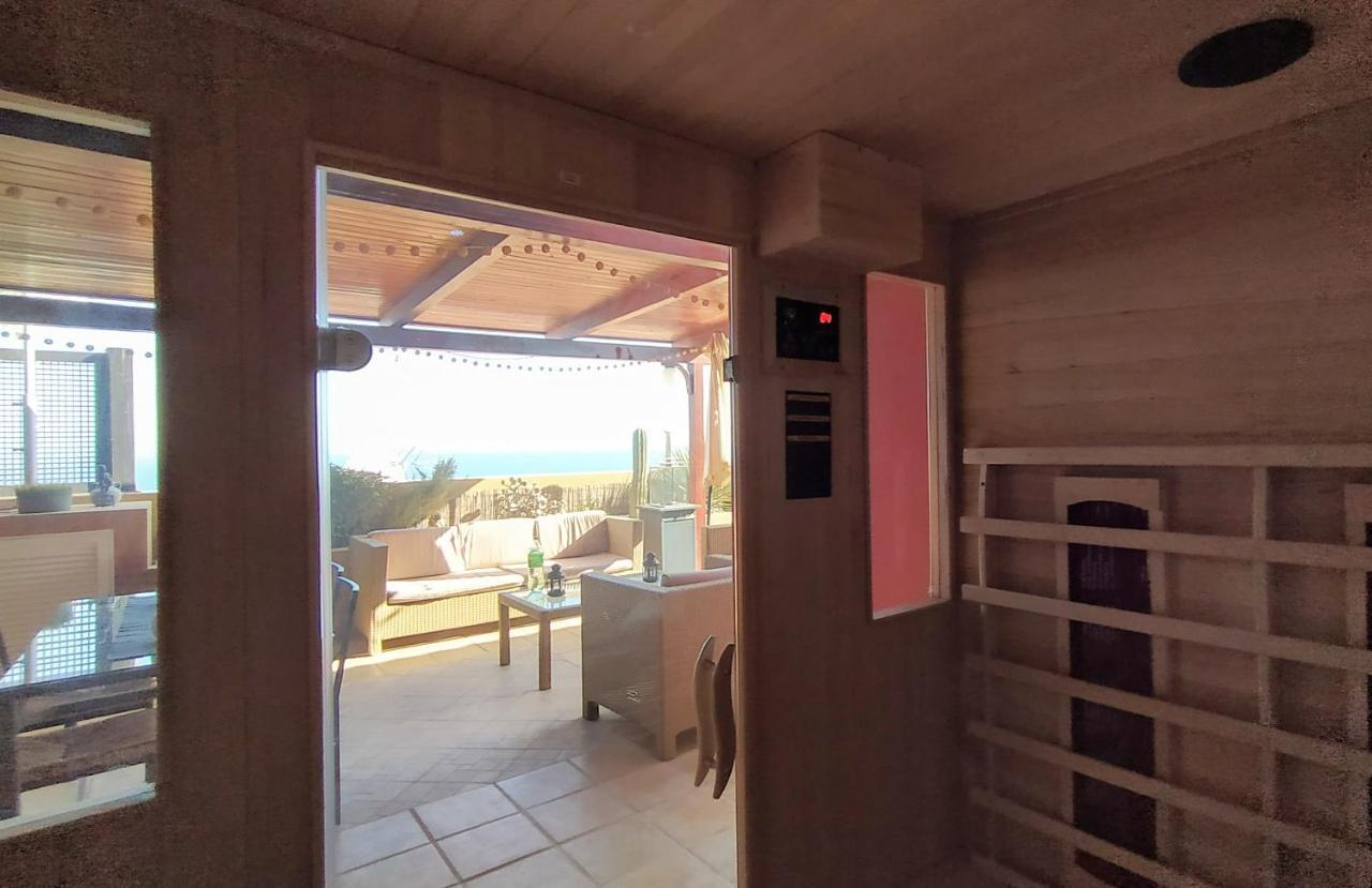 Luxury 5 Star Villa Violetta With Amazing Sea View, Jacuzzi And Heated Pool San Agustín Exteriér fotografie