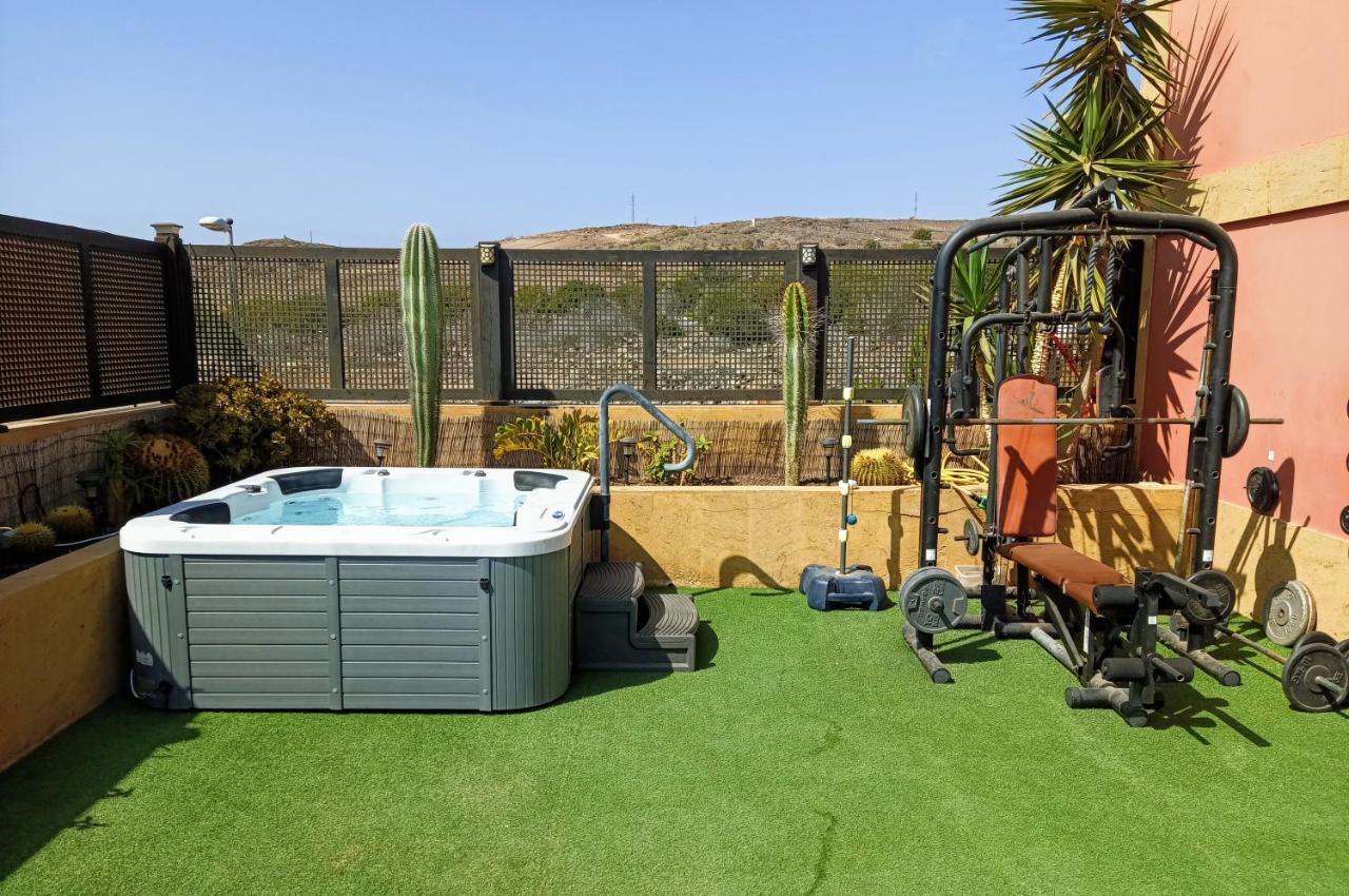 Luxury 5 Star Villa Violetta With Amazing Sea View, Jacuzzi And Heated Pool San Agustín Exteriér fotografie